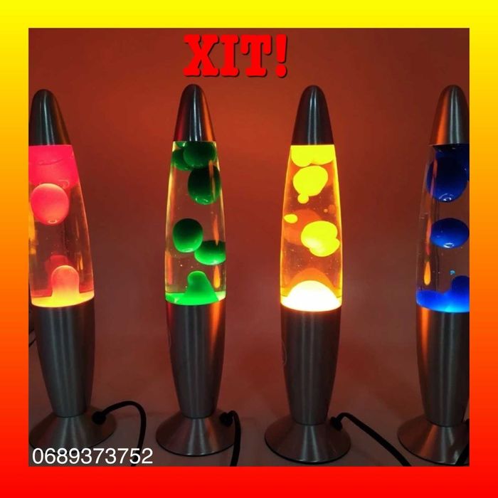 Ночник светильник Лава лампа парафиновая с воском 35 41см Lava Lamp
