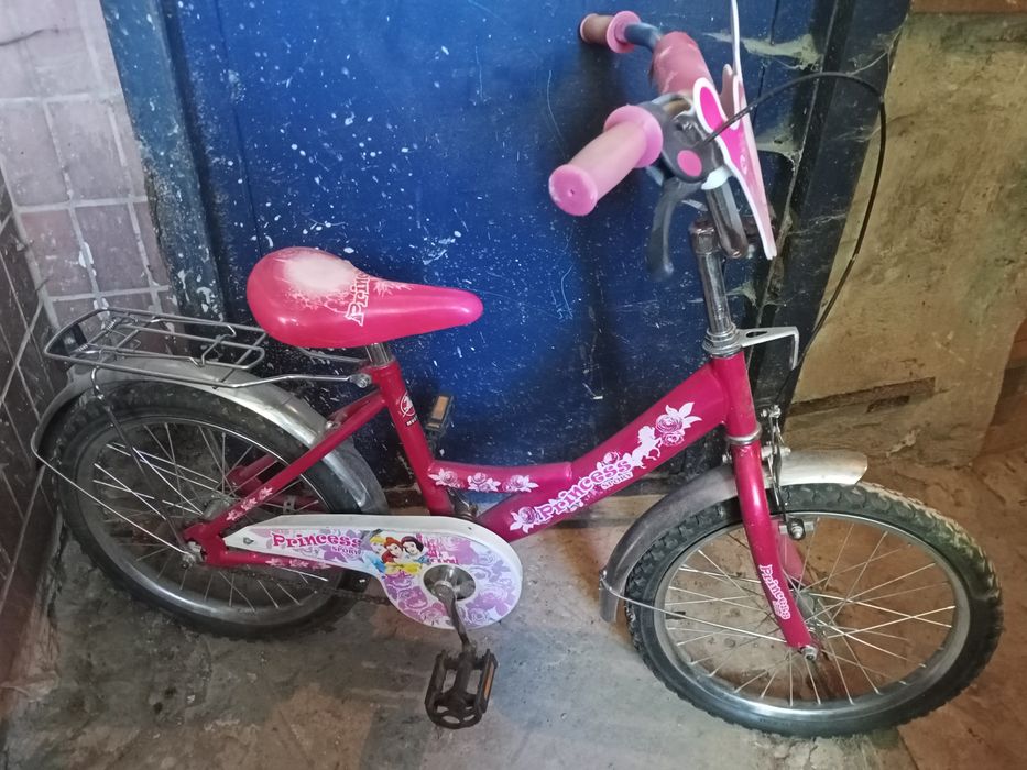 Детский прогулочный велосипед ,,Princess,,для девочек