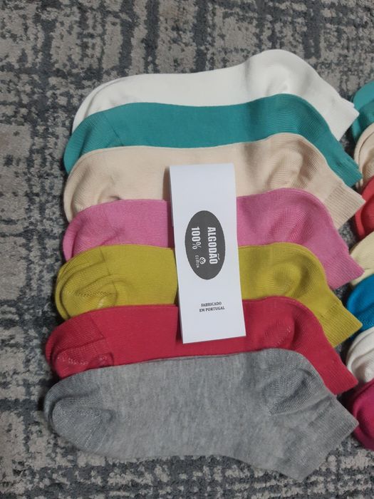 14 pares de meias, cores sortidas, ginásio,  sapatilhas,  etc.