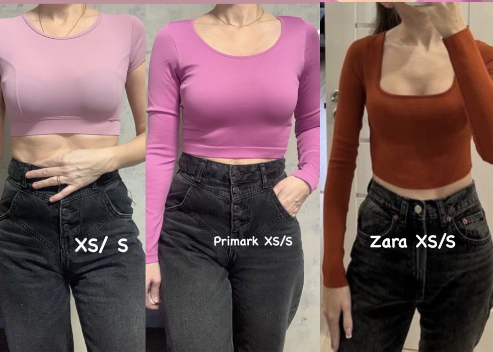 Топ zara лонгслів