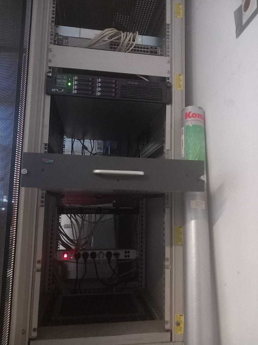 Bastidor com Servidor