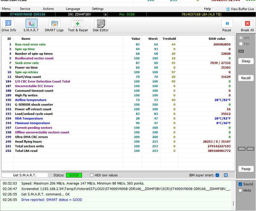Seagate IronWolf ST4000VN008 4TB - Mam 4szt.