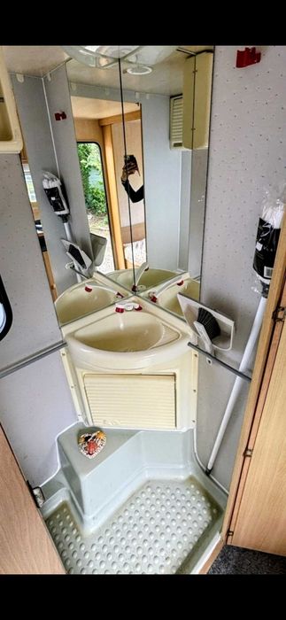 Adria Optima 4 berth caravan ,with full awning .