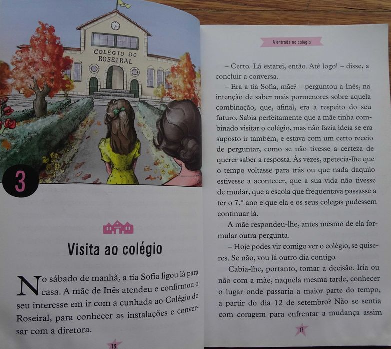 O Mundo da Inês (A Entrada no Colégio) de Sara de Almeida Leite