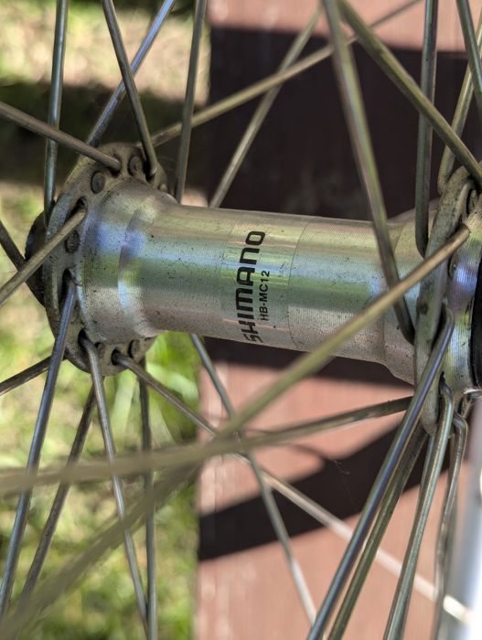Koło przednie 28 cali Shimano Alivio Alesa Columbia Retro MTB