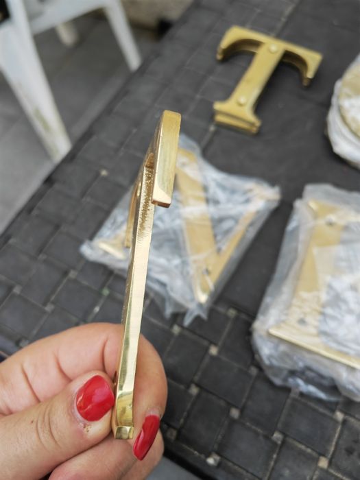 Letras em Latão (várias)