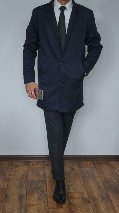 Płaszcz Letni Nowy Jack & Jones Rozmiar M Kolor Granatowy