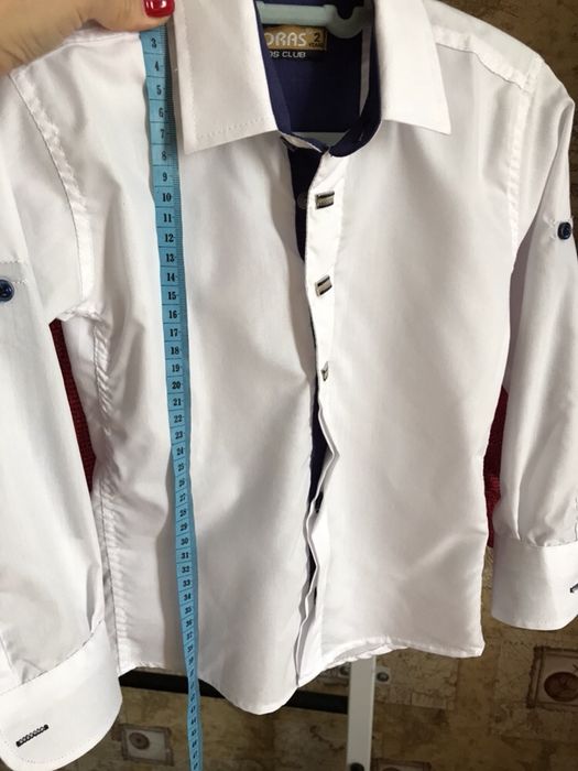 Рубашка белая. 110 см