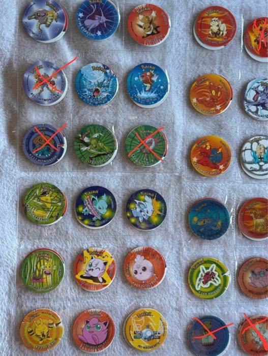 Pokemon tazos, tazos 2, tazos attack 2, tazos 3, voatazos, league.