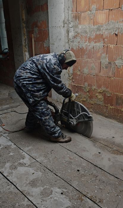 Алмазная резка бетона.