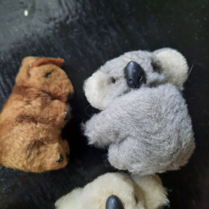 Мягкие винтажные игрушки прищепки