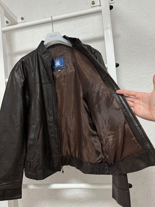 Кожаная куртка / М-Л размер / real leather jacket