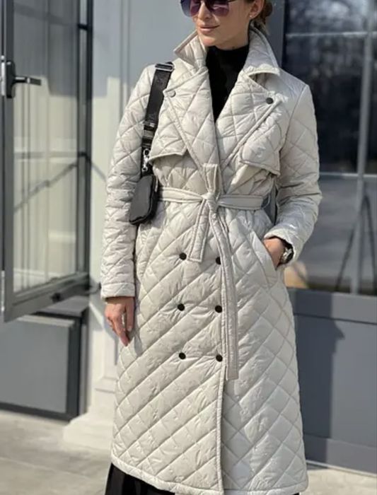 Пальто стьогане осінь -весна