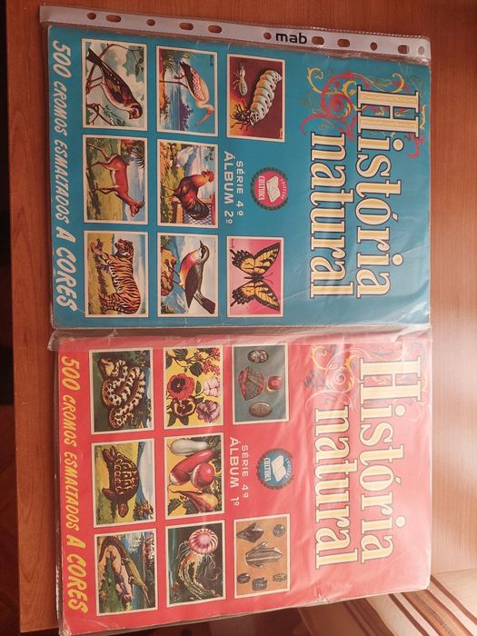 2 cadernetas completas história natural