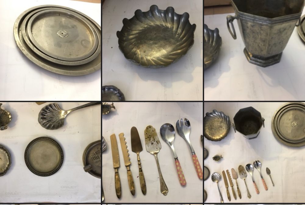 Antiguidades anos 70 80 vintage bronze ferro latao estanho fogo etc