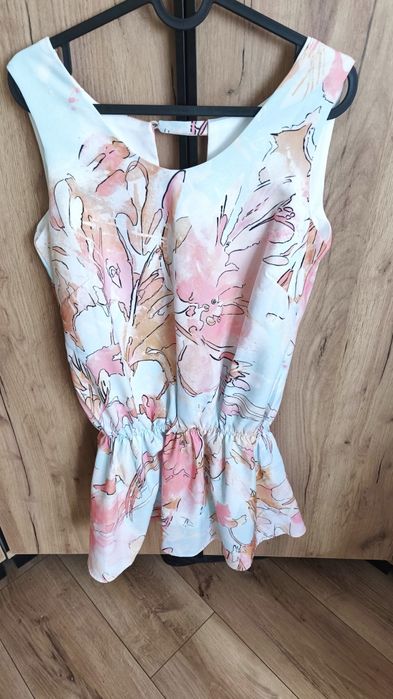 Kombinezon krótki sukienka szersze ramiączka rozmiar Uni