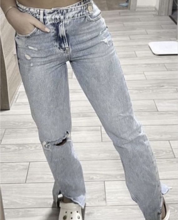 Джинси Zara з розрізами