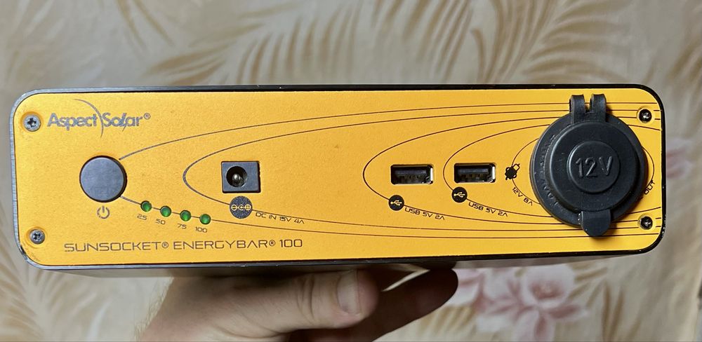 потужний павербанк, 100Аг, на LiFePo4 елементах