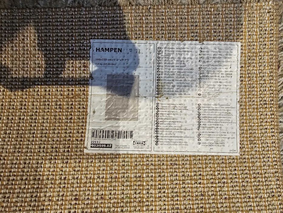 Tapete Hampen Ikea 230x160cm