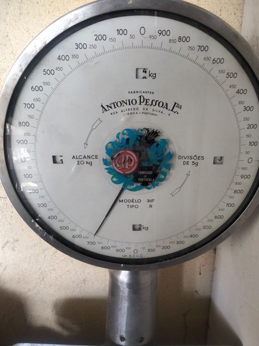 Balança antiga inox