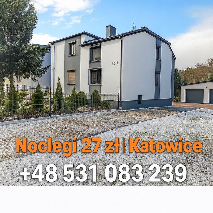 NOCLEGI Katowice 27 zł  Проживання 27 злотих на добу