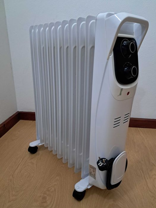 Aquecedor a Óleo Haeger 2500W — Potente, Silencioso e Económico!