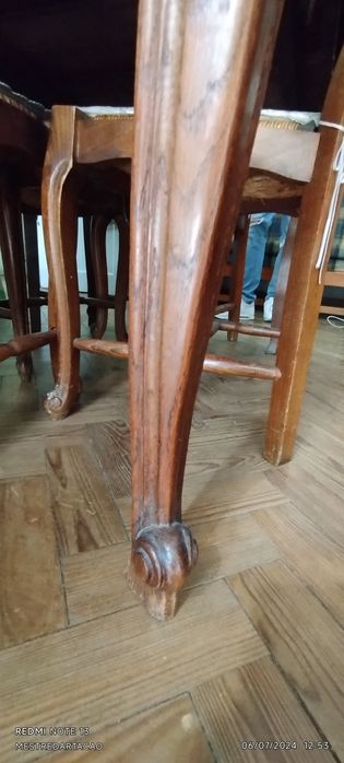 Mesa sala madeira francesa