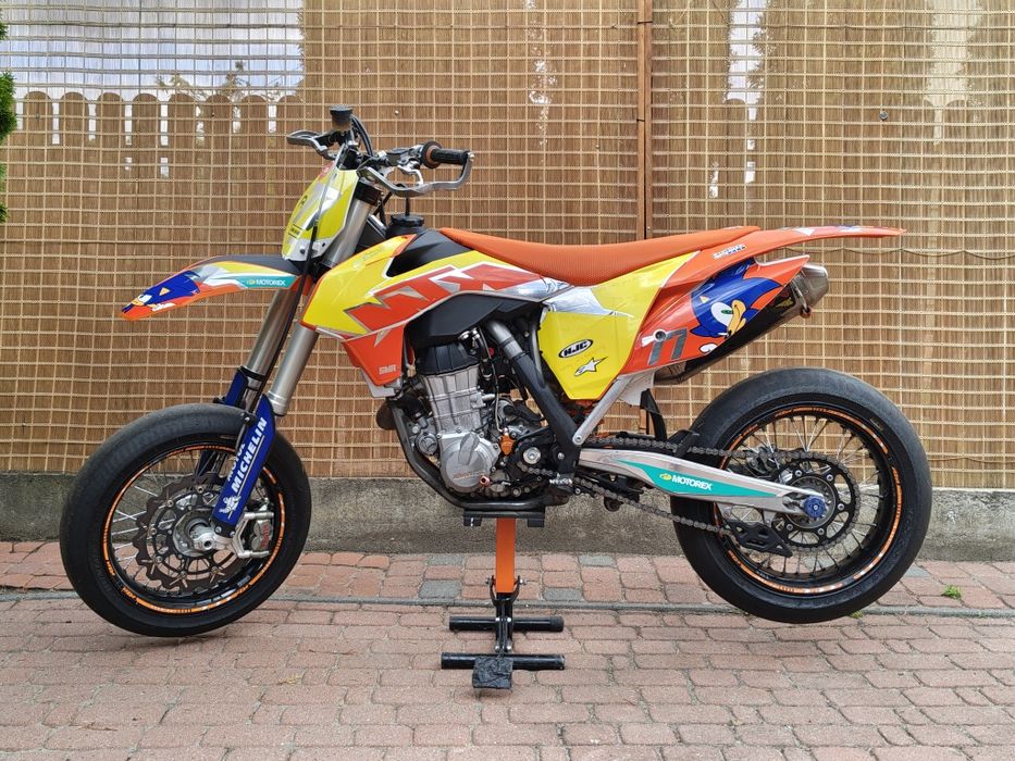Ktm  Husqvarna 450 smr torowanie z uśmiechem na twarzy doposażony supermot. Gratisy dla zdecydowanego kupca
