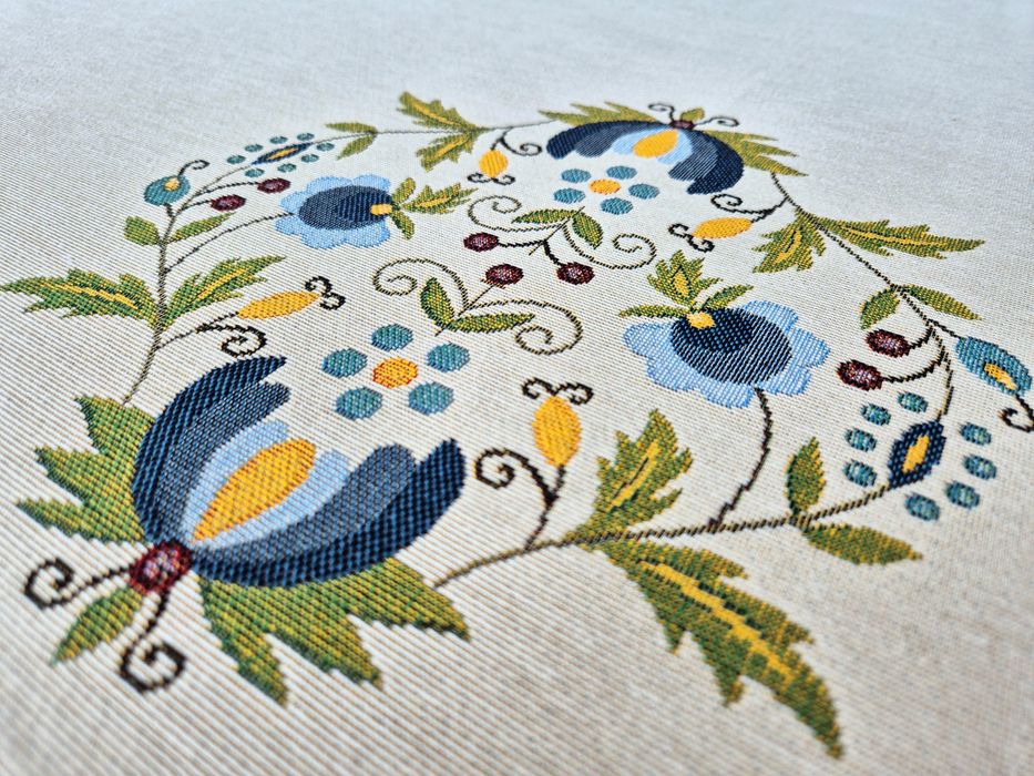 Obrus 140x240 cm gobelinowy L70 Wzór Kaszubski