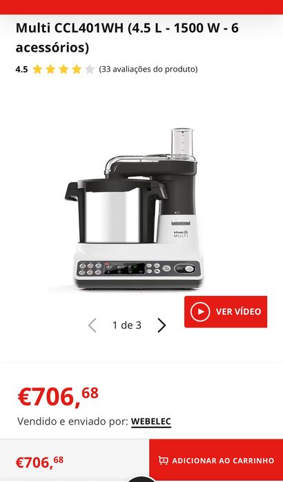 Robot de cozinha Kenwood