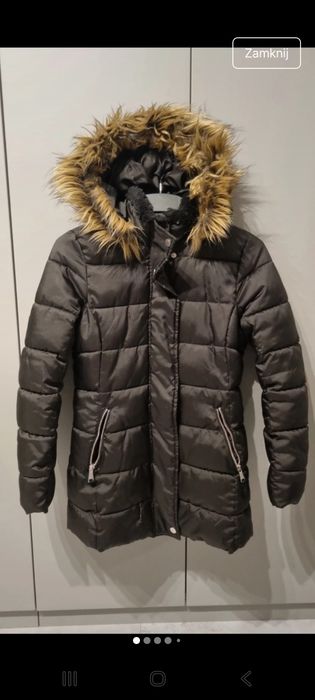 Kurtka parka zimowa 146 H&M