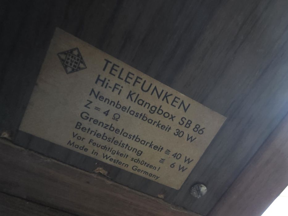 Telefunken Hi-Fi Klangbox Sb 86