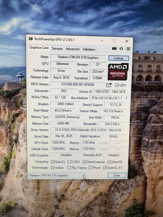 ПК:RX 570-4GB відеокарта,i7-870 процесор,16 GB Ram/SSD/HDD