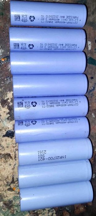 Células 21700 bateria parkside