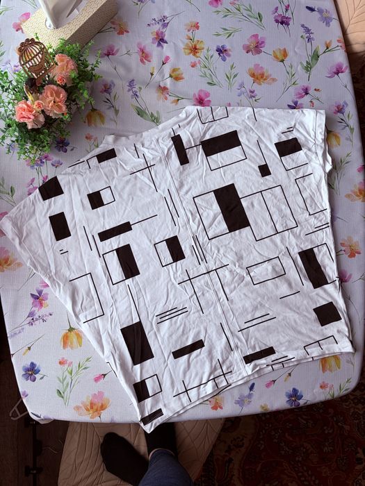 Bluza z krótkim rękawem geometryczne wzory