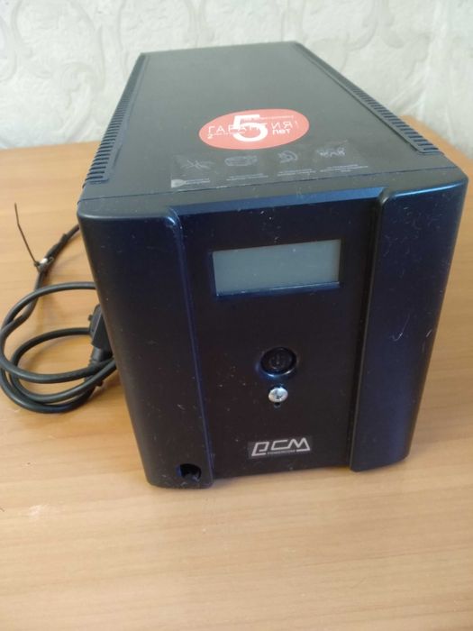Бесперебойник UPS Powercom RPT-1500AP 24V на запчасти