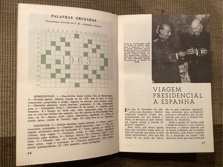 Livro Almanaque Bertrand 1963