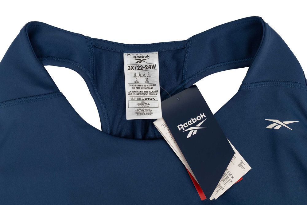Reebok biustonosz sportowy high-impact 3XL plus size granatowy