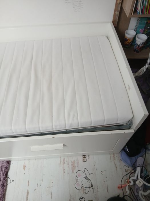 Łóżko  IKEA BRIMNES  z 2 szufladami 80/160 x 200