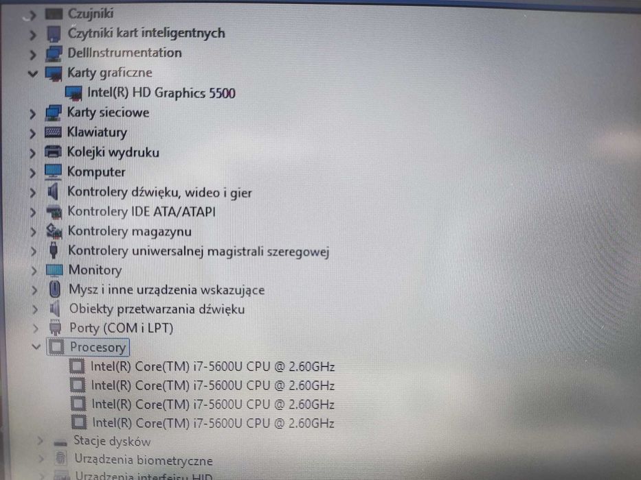 Laptop Poleasingowy Dell E5250 12,5" HD i7 16GB 480 SSD Win11 GW FV