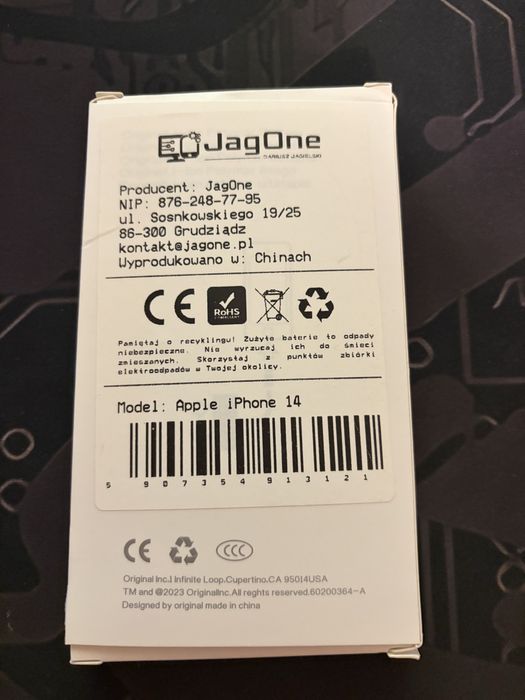 Bateria iphone 14