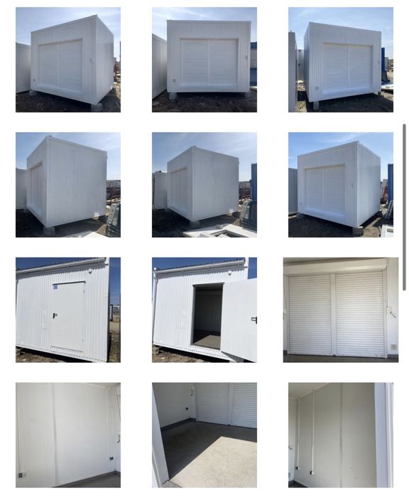 Pawilon handlowy kontener z roletami 10,5 m2