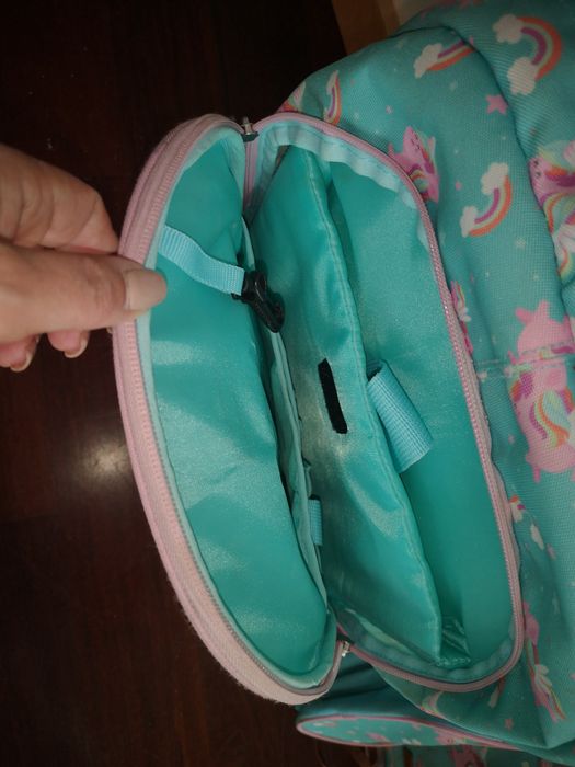 Conjunto mochila, estojo e lancheira