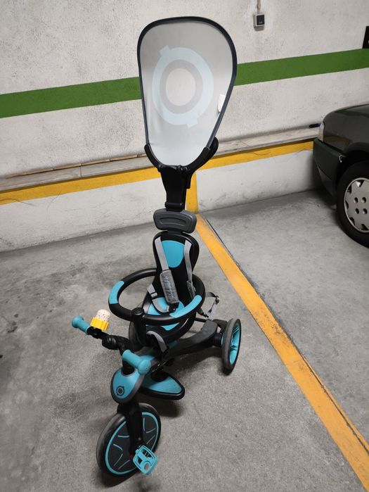 Globber - Explorer Trike 4 in 1 - All in One Toddler Tricycle and Balance Bike 10m + to 5+ Years Old, Teal