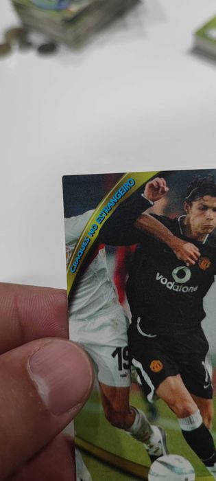 Carta da Panini de Cristiano Ronaldo 2003/2004