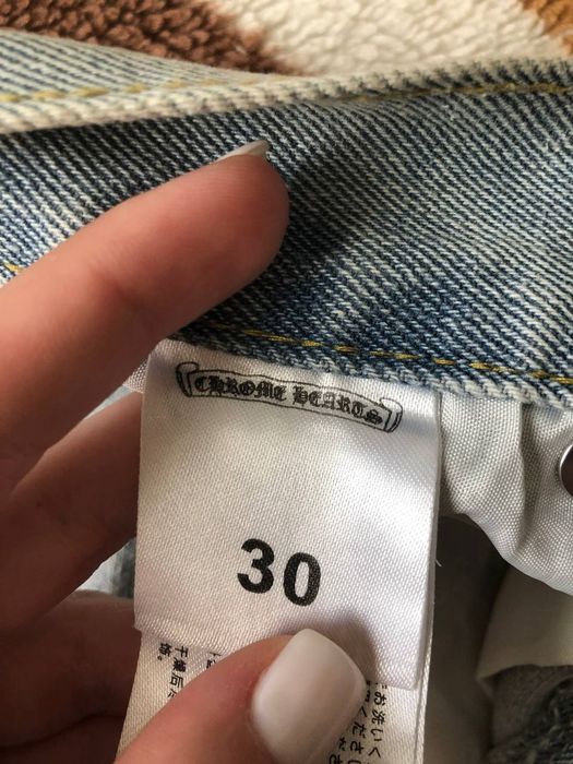 Джинсовые шорты Chrome Hearts