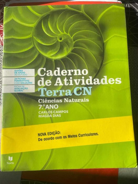 Manuais e Cadernos Atividades 7 ano II