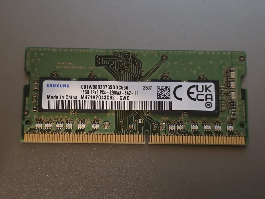 RAM Samsung 16GB DDR4 3200MHz SODIMM - M471A2G43CB2-CWE - 554