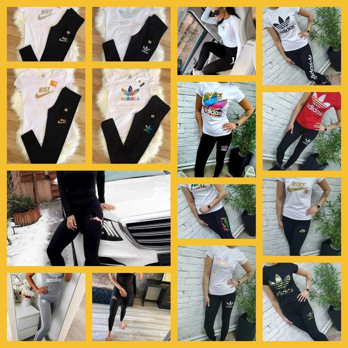 Komplety damskie z leginsami