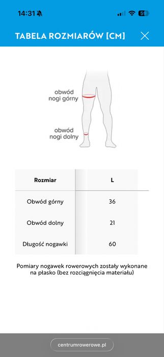 Nogawki Ale cycling termico - jak nowe